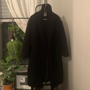 Oversized teddy coat